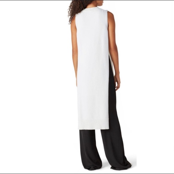 CO Collections White Sleeveless Sweater - Picture 3 of 10